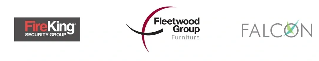 A logo of fleetwood group furniture