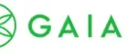 A green logo of the word gaia