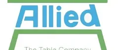 A logo of the table company for allied.