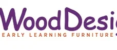 A purple and orange logo for goodday learning furniture.