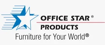 A star logo with the words office star products in front.