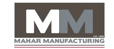 A logo of the company amar manufacturing